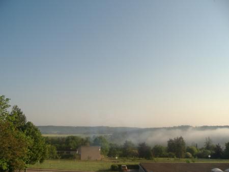 le brouillard se l�ve  pas mal 