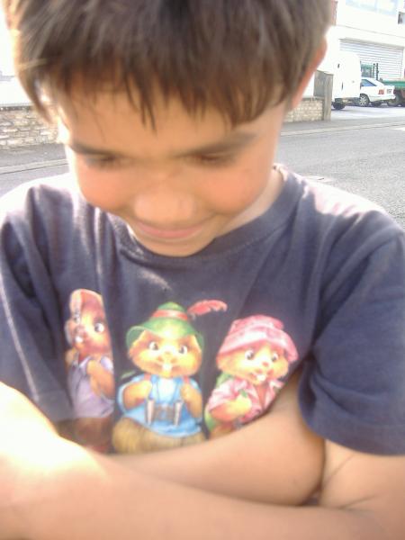 un joyeux petit boudeur